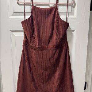 Sugarlips Burgundy Mini Dress